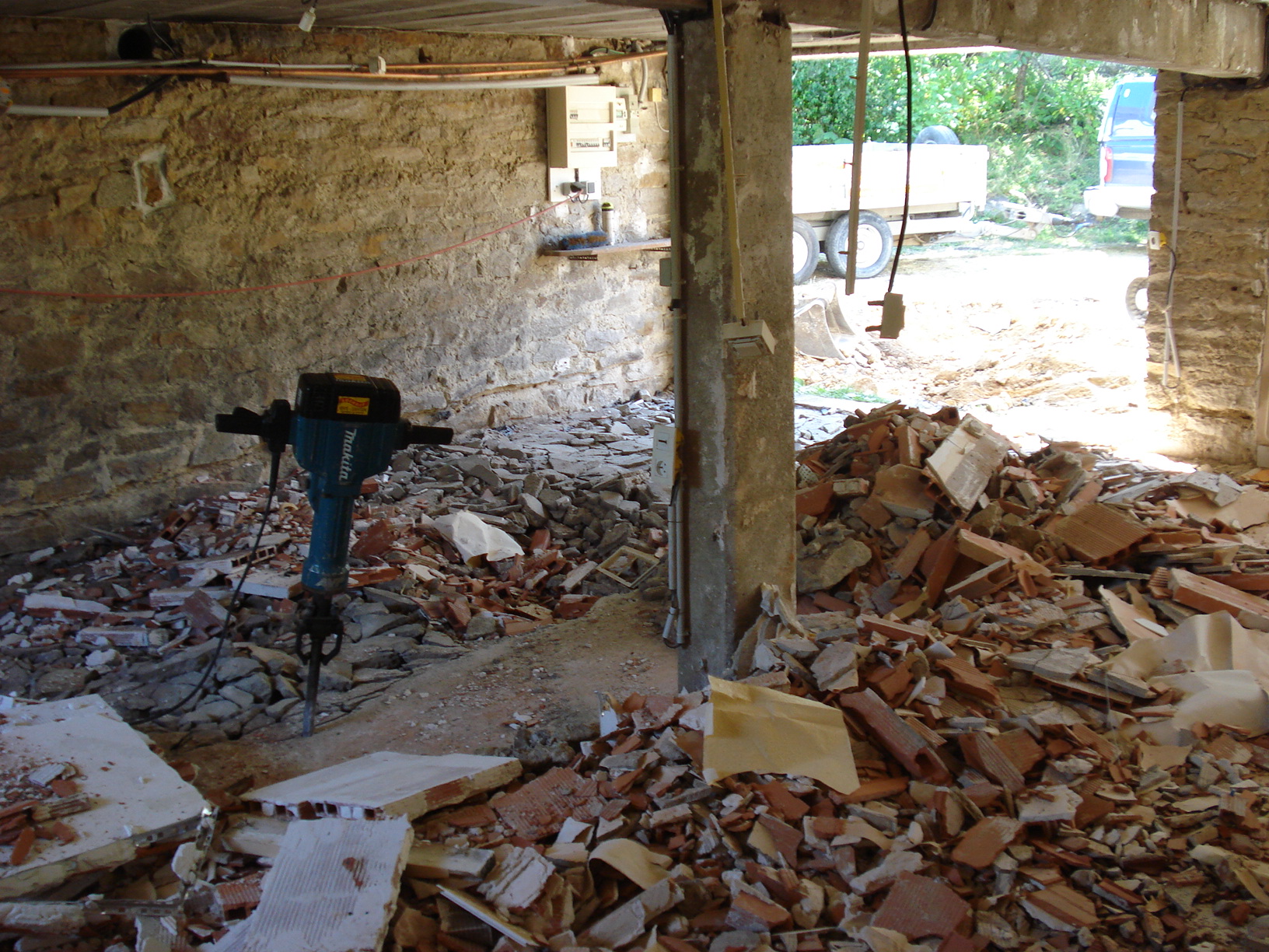 Démolition à Château-d'Olonne