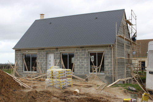 Ravalement de façade, enduit à Longeville-sur-Mer